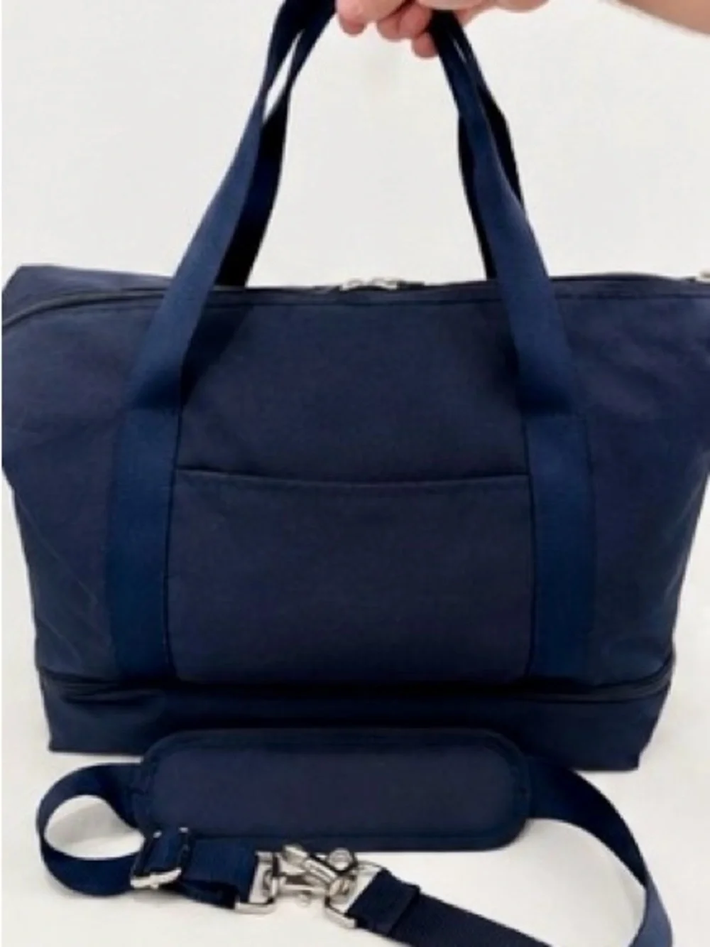 Lo & Sons Catalina Deluxe Large Navy Weekender Travel Duffel Bag 49L